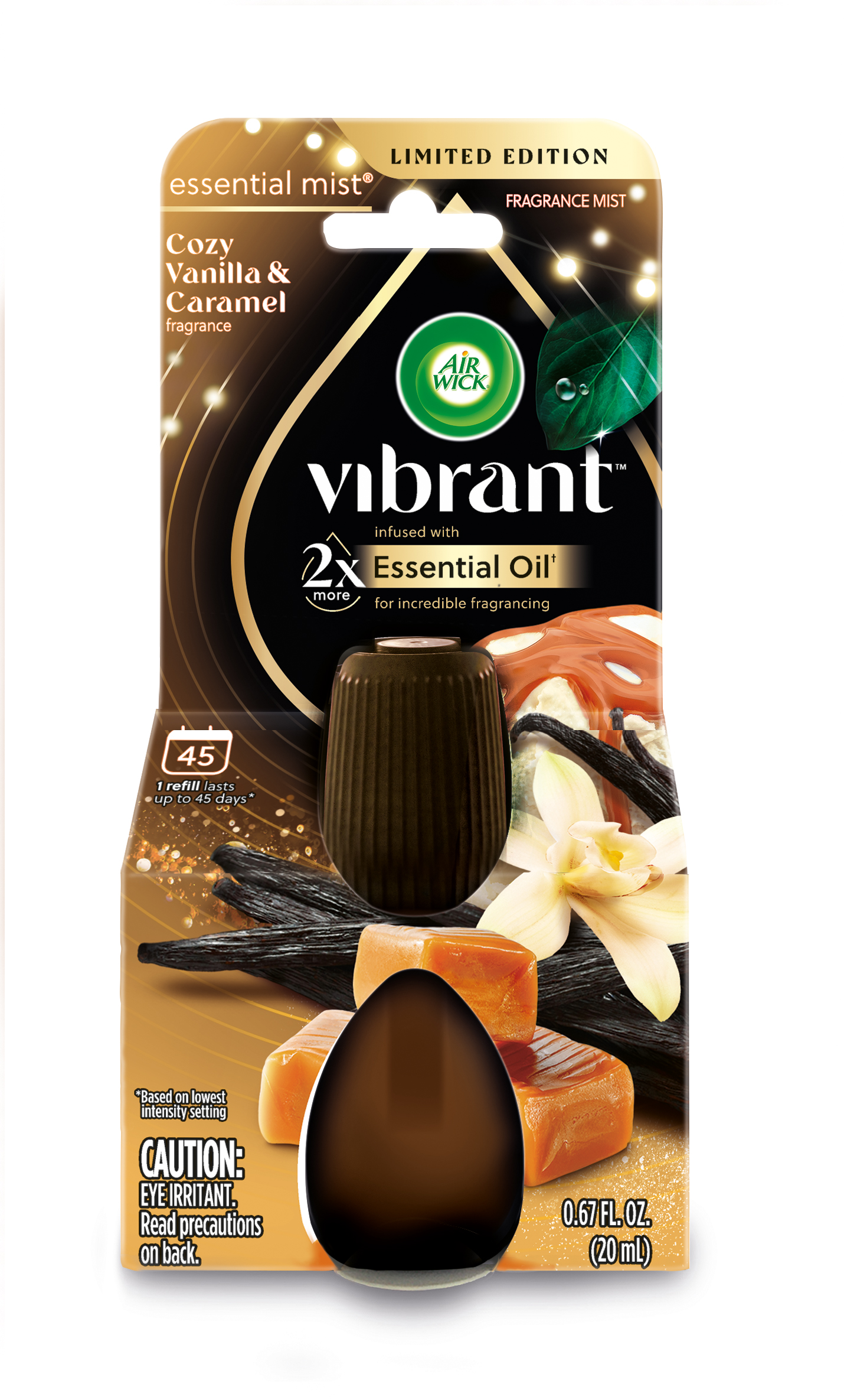AIR WICK® Essential Mist - Cozy Vanilla & Caramel (Vibrant)